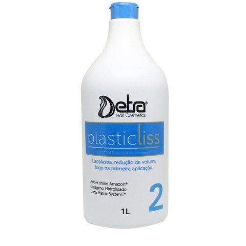 Detra Progressiva Plastic Liss Passo 2 Ativo Lisotratt 1000ml Escova de colágeno - R