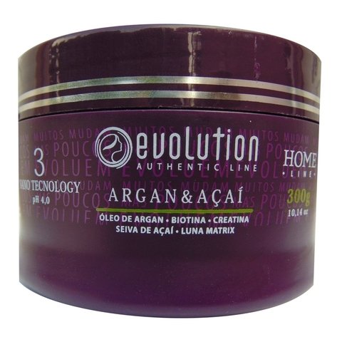 Evolution Argan e Açai Máscara 300gr - T