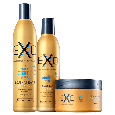 Exo Hair Kit Exotrat Home Care Manutenção Pós Progressiva 3 Produtos - CS