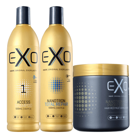 Exo Hair Kit de Reconstrução Nanotrônica 3x500ml - CS