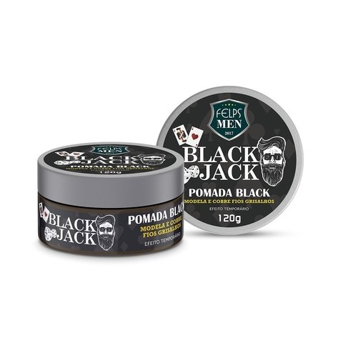 Felps Men Black Jack Pomada Black Efeito Temporário 120g - P