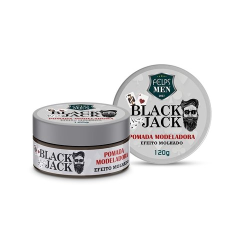 Felps Men Black Jack Pomada Modeladora Efeito Molhado 120g - P