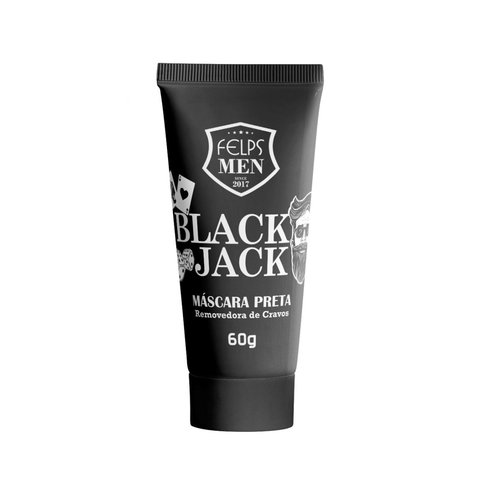 Felps Men Máscara Preta Removedora de Cravos Black Jack 60g - P