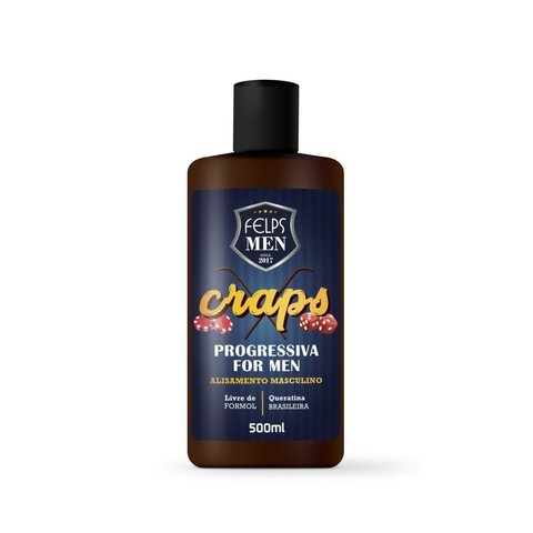 Felps Men Progressiva For Men Alisamento Masculino Craps 500ml - P