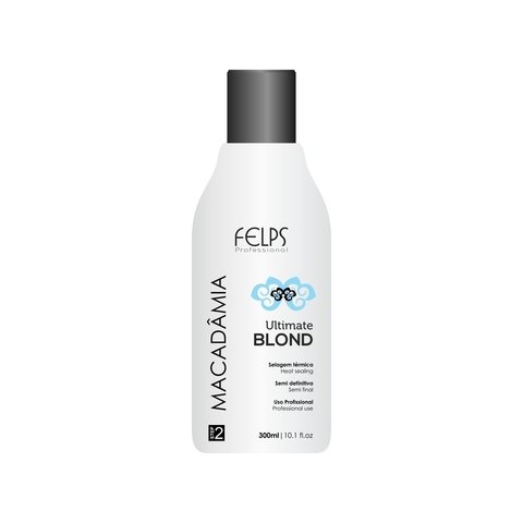 Felps Profissional Macadâmia Ultimate Blond Selagem Térmica 300ml