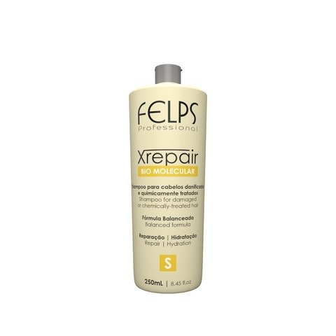 Felps Shampoo para Cabelos Danificados Xrepair Bio Molecular 250ml