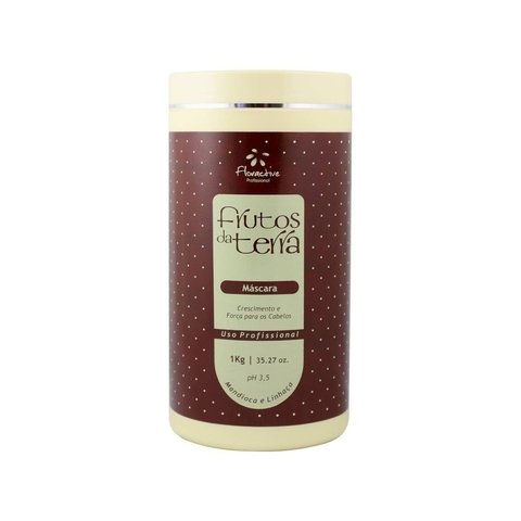 Floractive Frutos da Terra Máscara Mandioca e Linhaça 1Kg - P