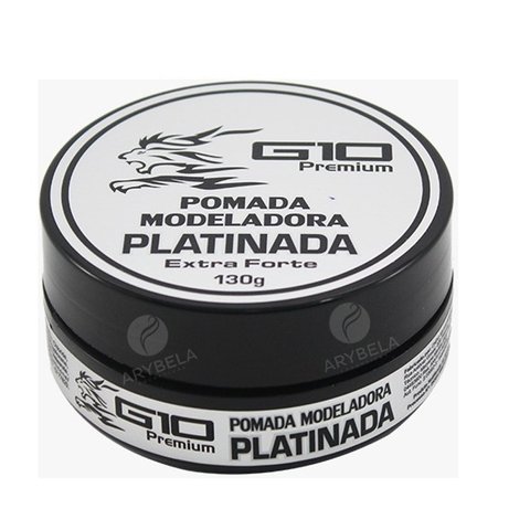 G10 Premium - Pomada Modeladora Platinada 130g