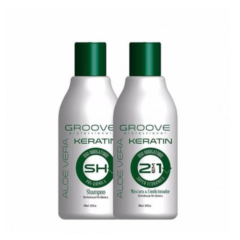 Groove Professional Aloe Vera Keratin - Kit Pós Química 2x300