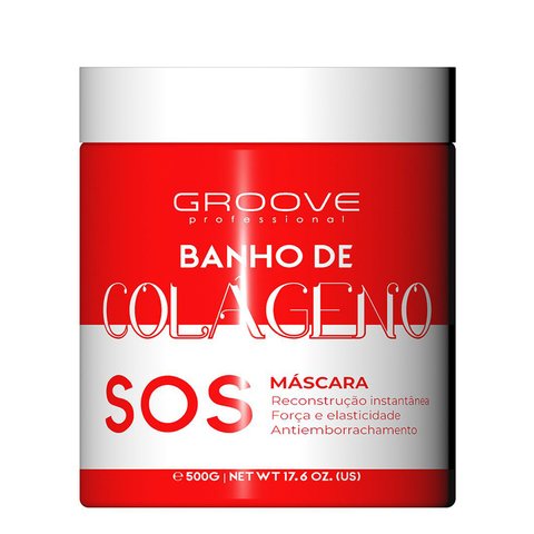 Groove Professional Banho de Colágeno - Máscara SOS 500g