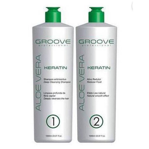 Groove Professional Kit Aloe Vera Keratin - Escova Progressiva 2x1L