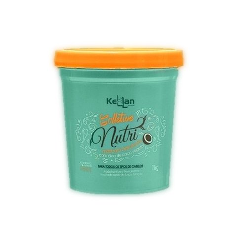 Kellan Máscara de Coco e Lípidios 1Kg - Nutrição Capilar