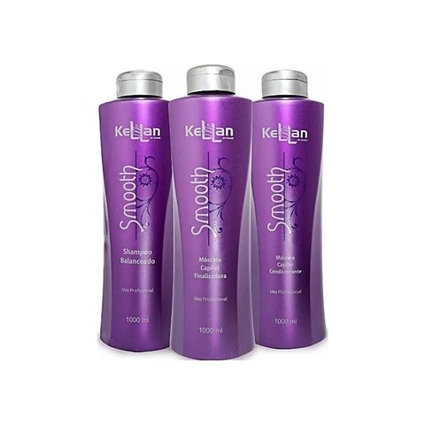 Kellan Smooth Escova Progressiva Sem Formol Matizadora 3x 1Lt