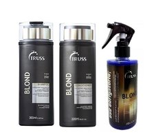 Truss Trio Specific Blond Hair Shampoo 300ml + Condicionador 300ml + Uso obrigatório Blond 260ml