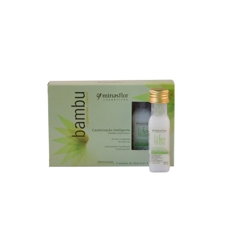 Kit Minas Flor Ampolas Life Natural Detox Bambu 6x20ml