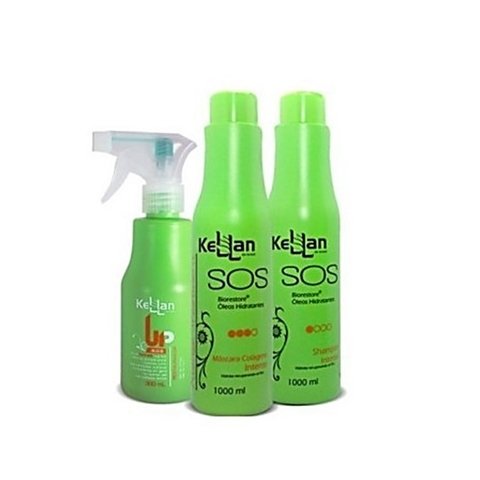 KELLAN PROFISSIONAL S.O.S RECONSTRUÇÃO KIT 3 PRODUTOS