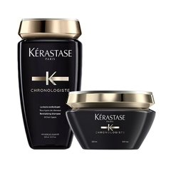 Kit Kerastase Chronologiste Le Bain Shampoo 250ml + Crème de Régénération Máscara 200ml