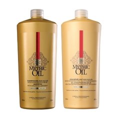 Kit Loreal Professionnel Mythic Oil Shampoo 1000ml + Condicionador 1000ml