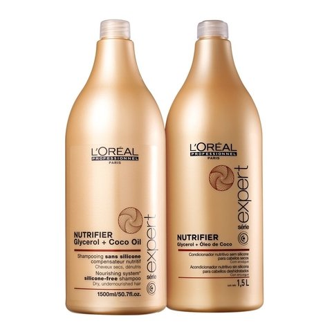 Kit Loreal Professionnel Nutrifier Shampoo 1500ml + Condicionador 1500ml