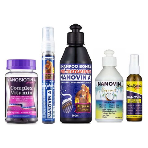 Nanovin A Kit com 5 produtos