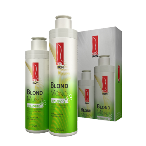 Kit Red Iron Blond Monoi Shampoo Monoi 300ml + Hidratante Monoi 250ml