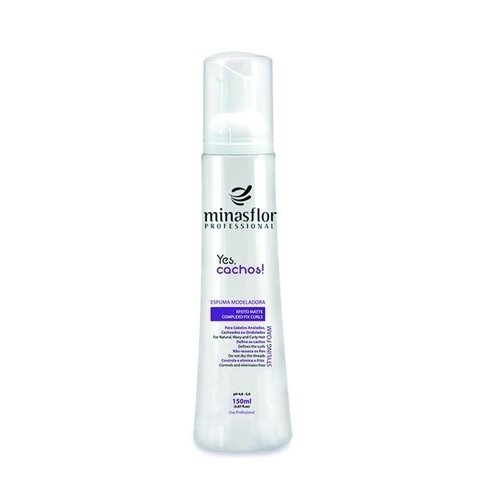 Minas Flor Yes Cachos - Espuma Modeladora Efeito Matte 150ml