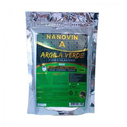 Nanovin A Argila Verde com Colageno 500g