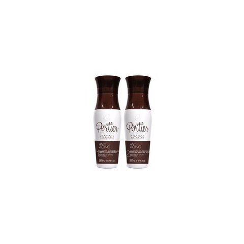 Portier Fine Escova Progressiva Cacao 2x250ml