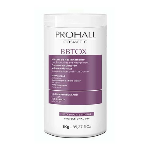 Prohall BBtox Max Repair - Mascara Realinhamento Capilar 1kg