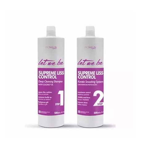 ProSalon Escova Progressiva Let Me Be Supreme Liss Control 2x500ml