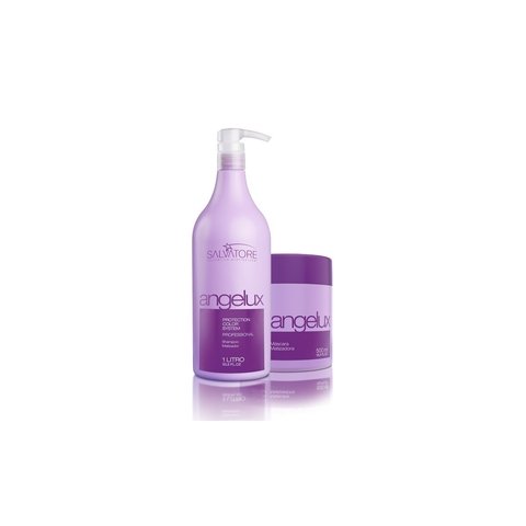 Salvatore Angelux Profissional Kit Shampoo 1L+Máscara 500gr - R