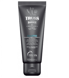 Truss For Men Barber & Mustache Shampoo 100ml + Condic 100ml + Acqua Gel 180g + Sculpt Fix 500ml