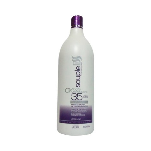 Souple Liss - OX Loção Reveladora Água Oxigenada Matizadora 35 Volumes 900ml - T