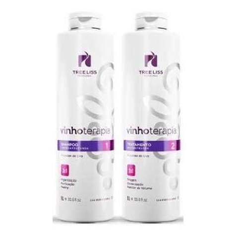 Tree Liss Vinho Terapia Tratamento Reconstrutor 2x1L - R