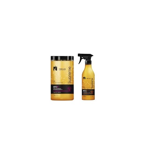 Tree Liss Kit Btox Supreme Mandioca 1kg +Botox Tratamento Btox Spray Supreme 500ml - R