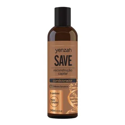 Yenzah Save - Condicionador Reconstrução Capilar 240ml