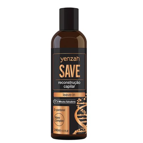 Yenzah Save - Creme Leave-In Reconstrução Capilar 240ml