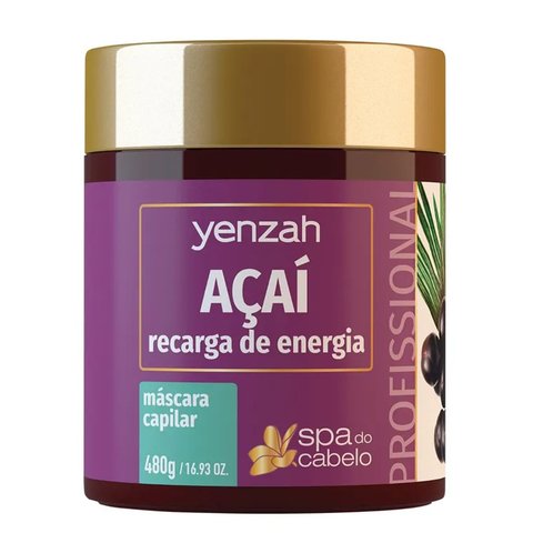 Yenzah Spa do Cabelo - Mascara Açai 480g