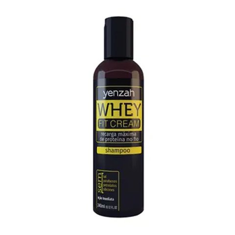 Yenzah Whey Fit Cream - Shampoo de Potência Capilar 240ml