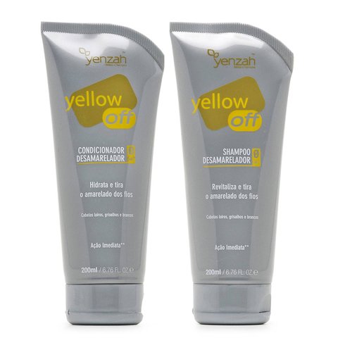 Yenzah Yellow Off - Duo Kit Shampoo + Condicionador 2x200ml