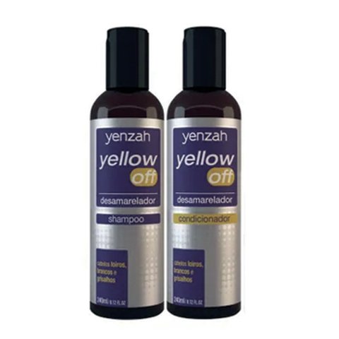 Yenzah Yellow Off Kit - Shampoo + Condicionador Desamarelador 2x240ml