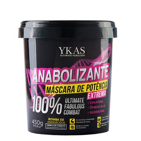 Ykas Anabolizante - Mascara de Potência 450g