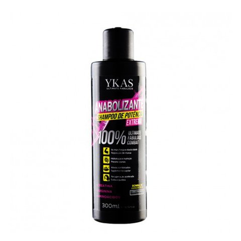 Ykas Anabolizante - Shampoo de Potência 300ml