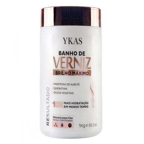 Ykas Banho de Verniz - Mascara Capilar 1kg