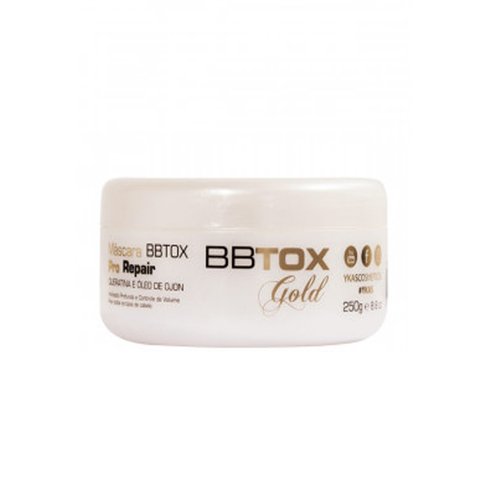 Ykas BBtox Gold Pró Repair - Mascara de Alinhamento Capilar 250g