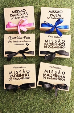 Caixa Para Padrinhos