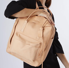 Backpack Manu Peque Cuero - comprar online