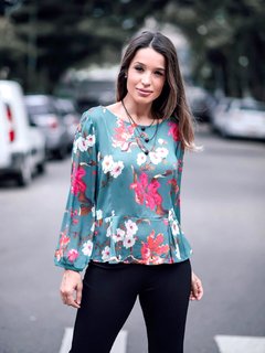 Blusa Floral Chic - 1271 na internet