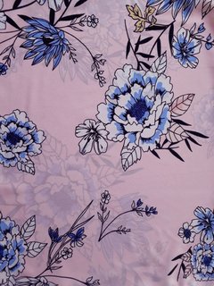 Blusa Floral com Ombros e Decote Vazados - 1157 - Ícone Fashion