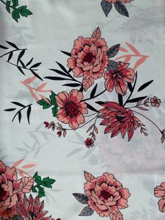 Imagem do Blusa Floral com Ombros e Decote Vazados - 1157